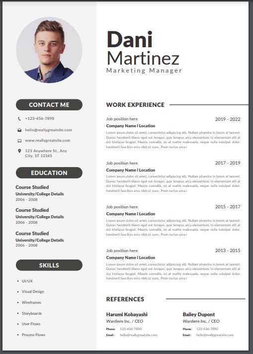 Resume Format